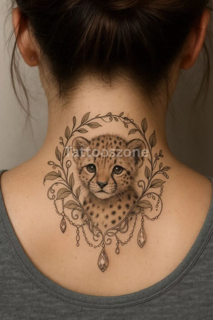 Baby Cheetah tattoo