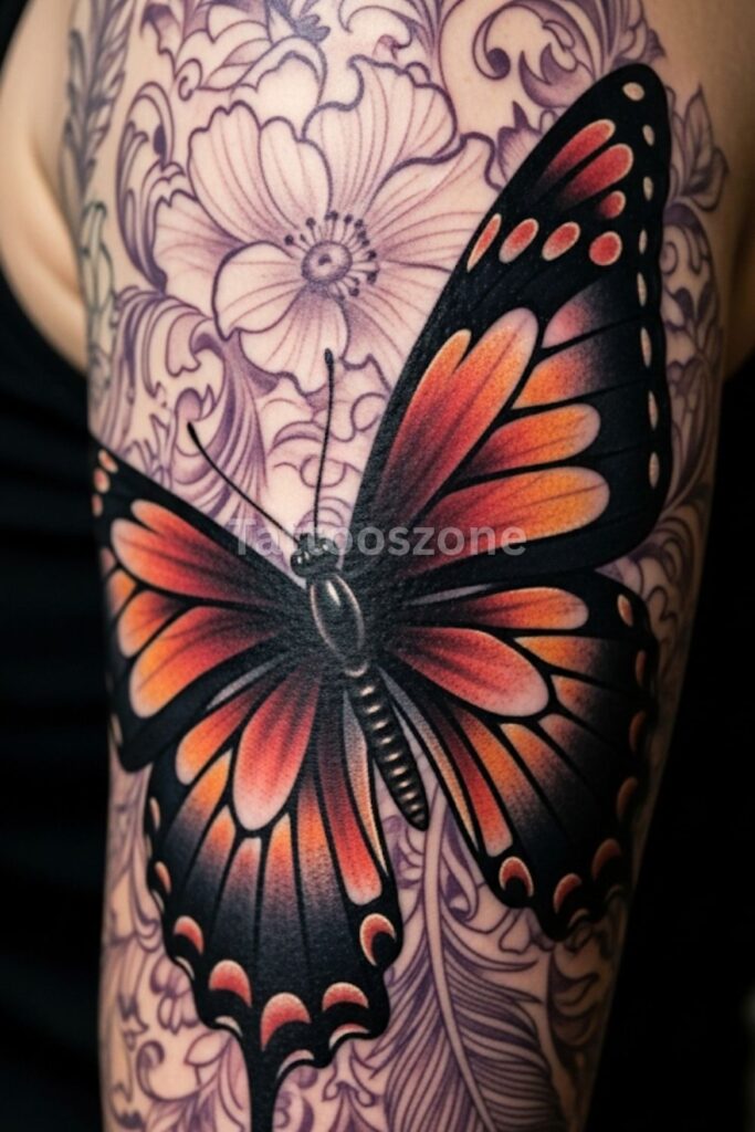 Butterfly Cover-Up Tattoo