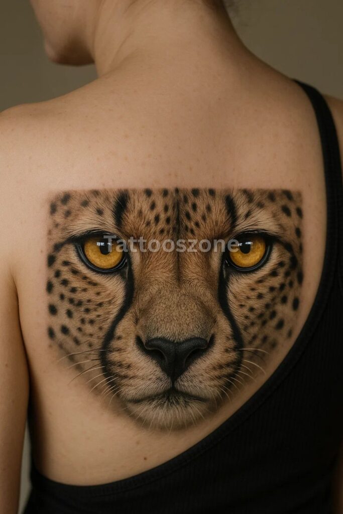 Cheetah Eyes Close-Up