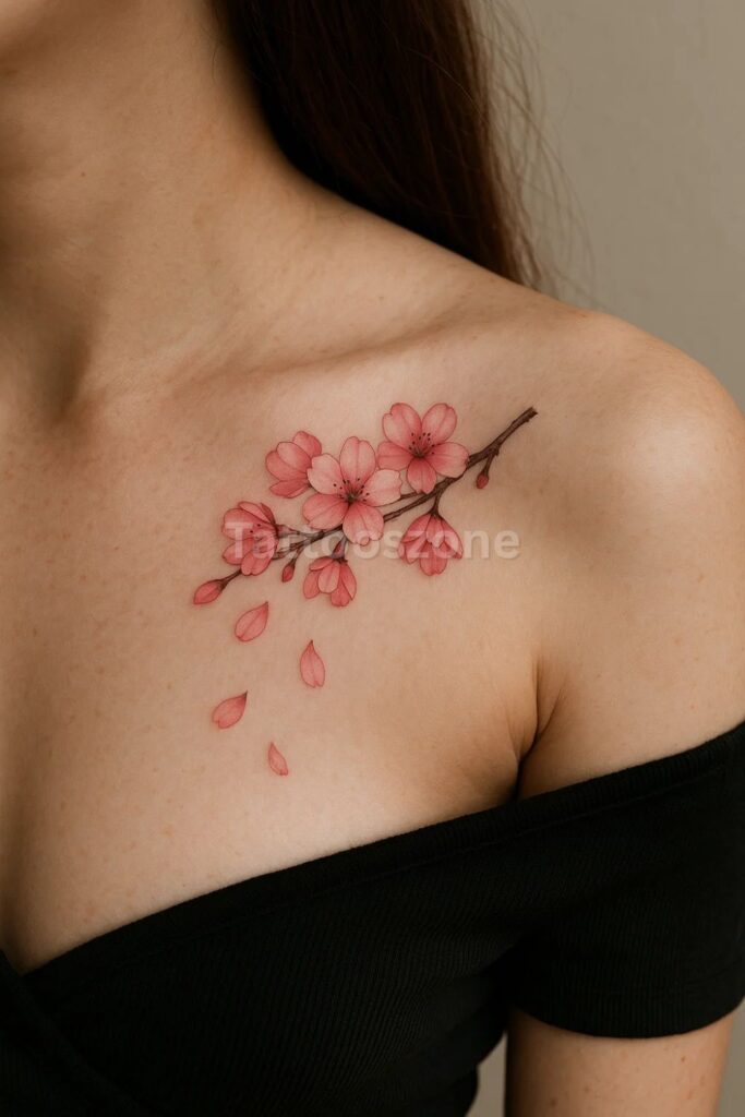 Cherry blossoms tattoo