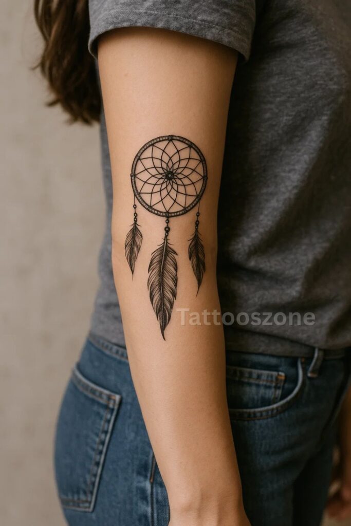 Classic Dreamcatcher Tattoo