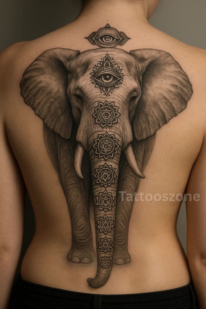 Elephant with Third Eye