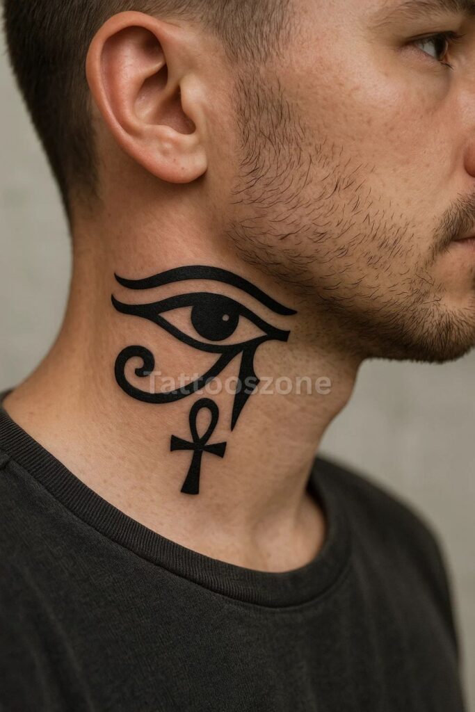Eye of Horus tattoo stunning design