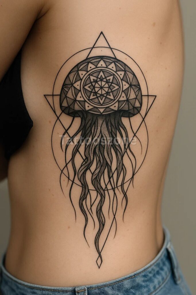 Geometric Jellyfish Composition