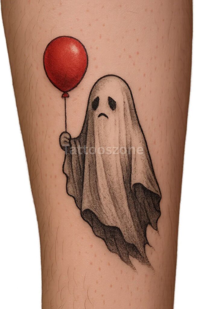 Ghost Holding a Balloon