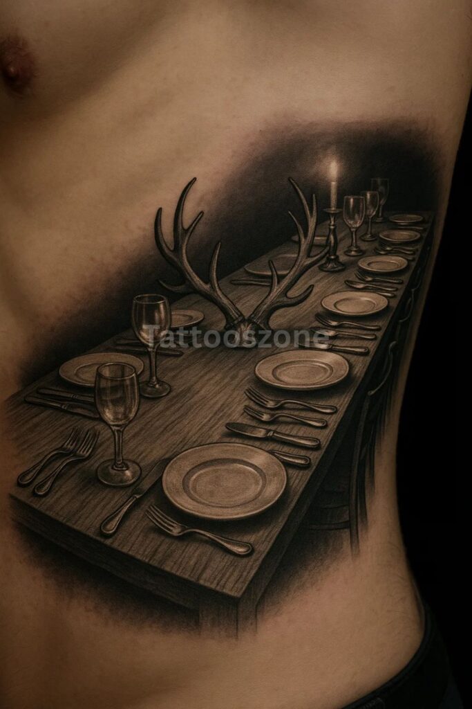 Hannibal’s Dining tattoo