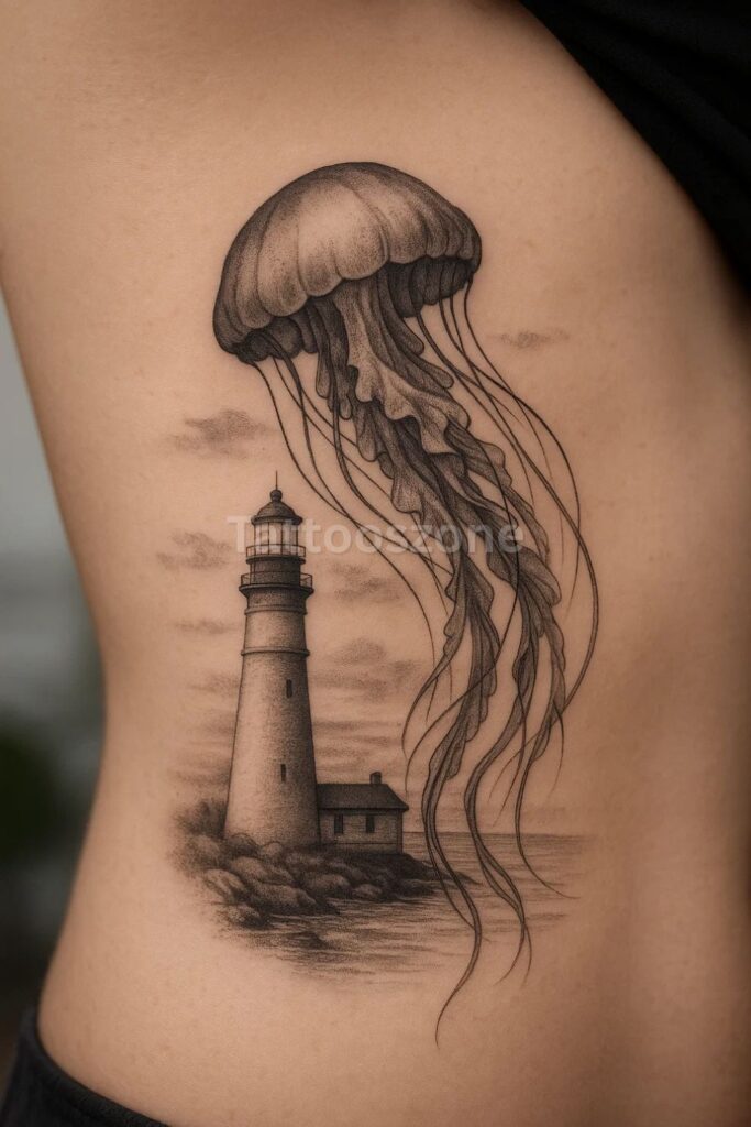 Jellyfish & Lighthouse Combo
