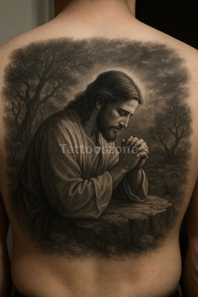 Jesus Praying in Gethsemane