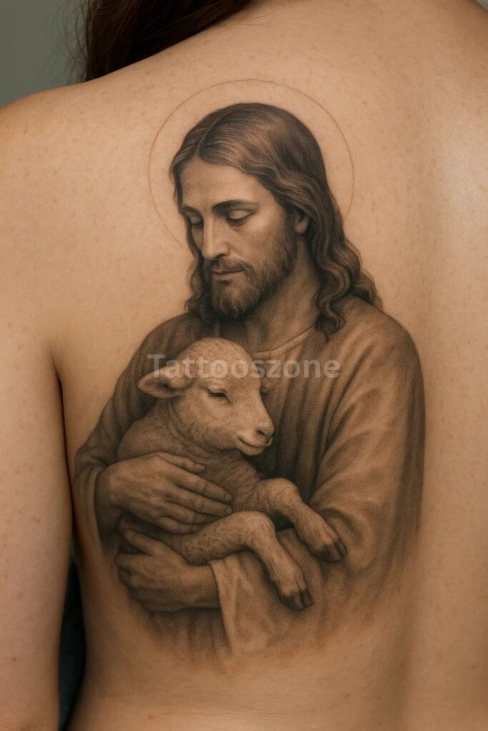 Jesus and the Lamb