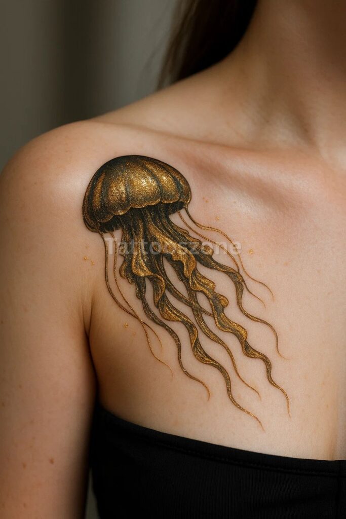 Metallic Ink Jellyfish