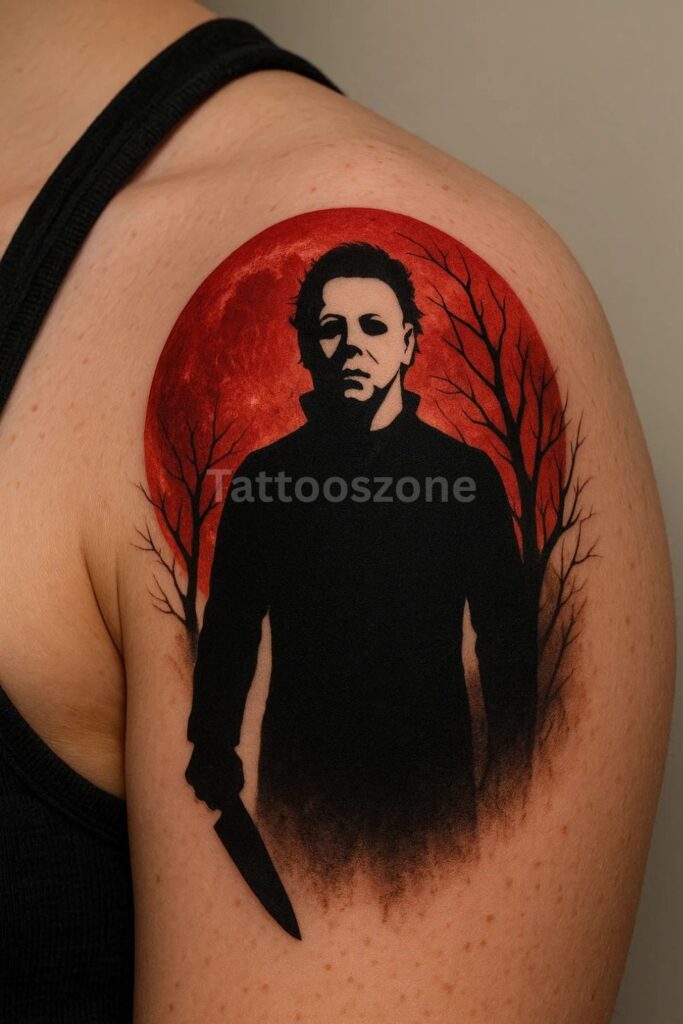 Michael Myers tattoo design