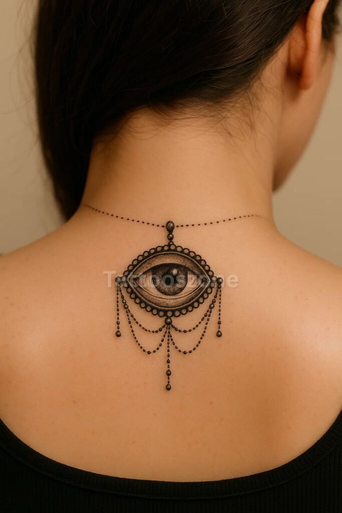 Ornamental Evil Eye for women