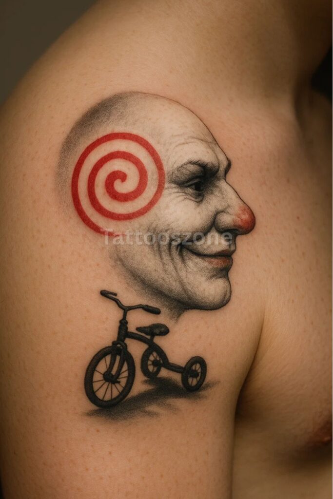 Spiral Saw Symbol tattoo