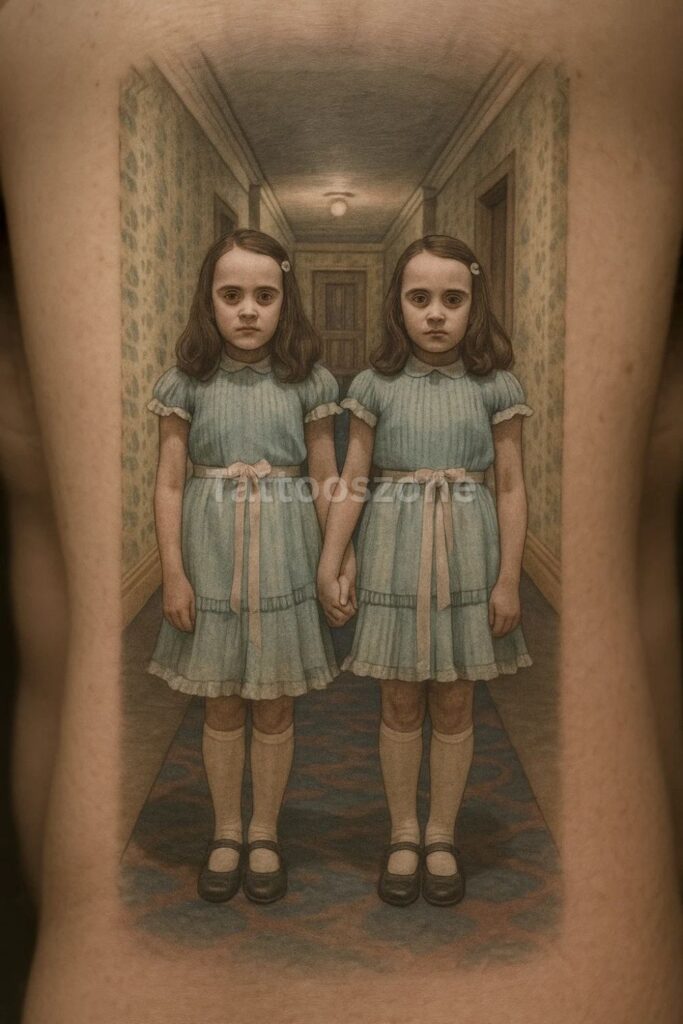 Tattoo of The Shining’s twin girls