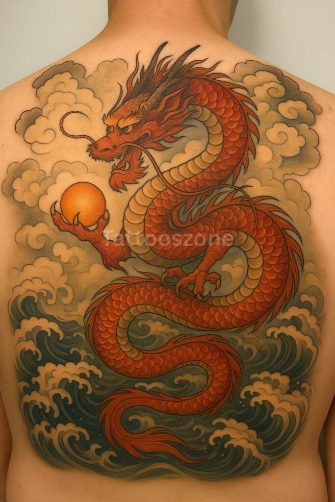 mystical Eastern dragon