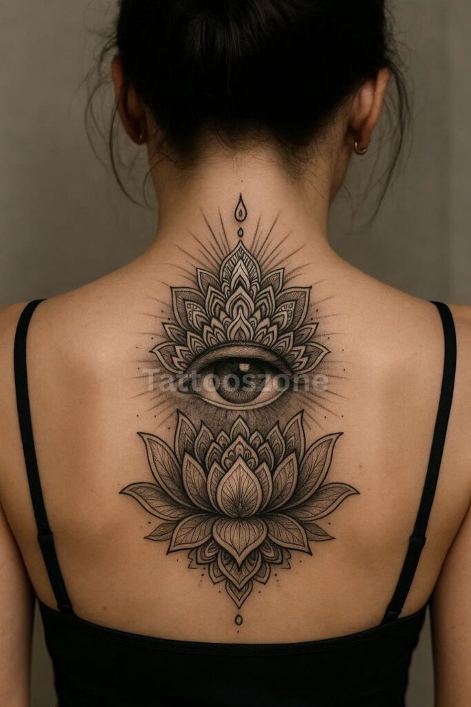 third eye tattoo for women