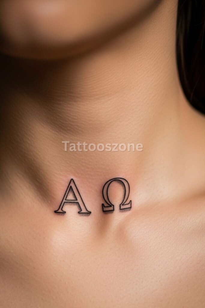 Alpha & Omega Symbols
