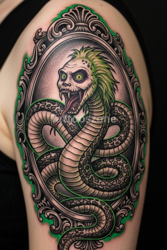 Beetlejuice with Snake Body