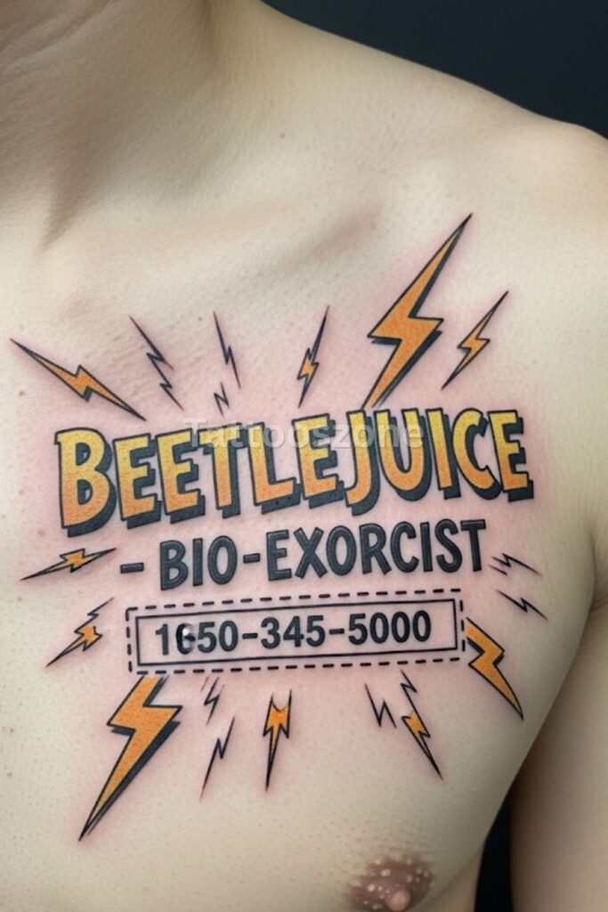 Bio-Exorcist tattoo