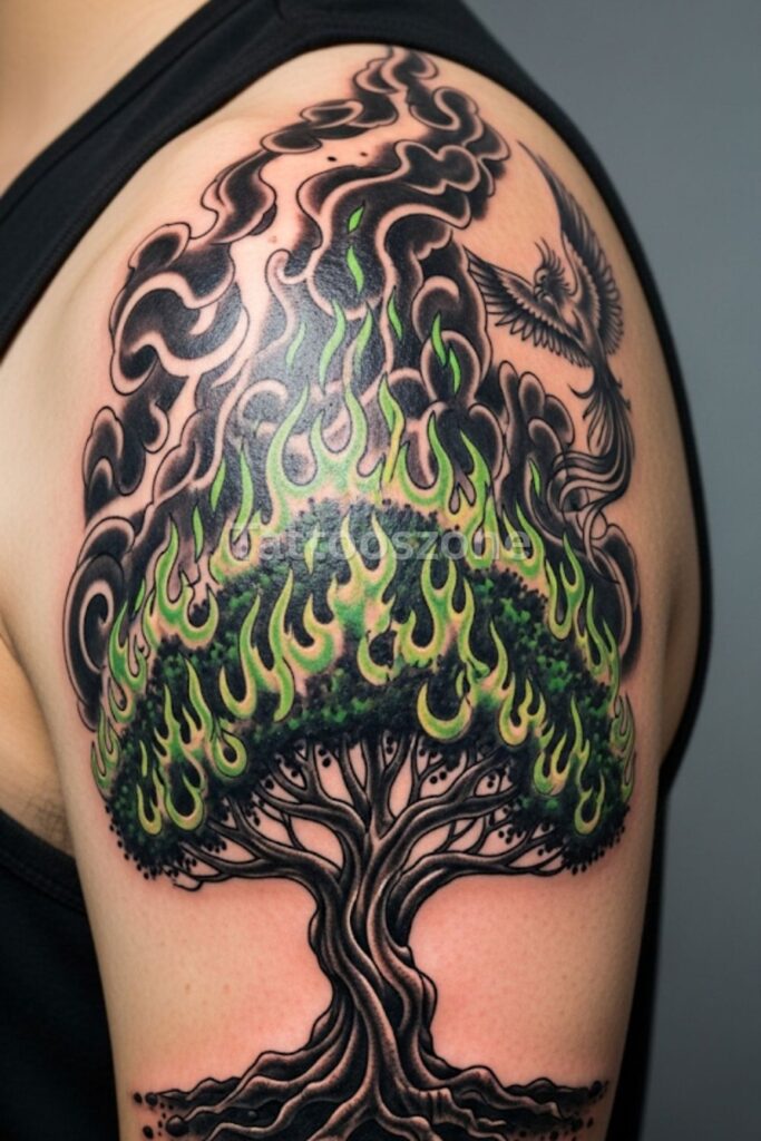 Burning Poison Tree