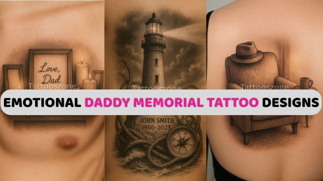 7 Emotional Daddy Memorial Tattoos That Will Touch Your Heart