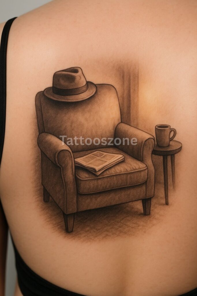 Dad’s Favorite Chair tattoo