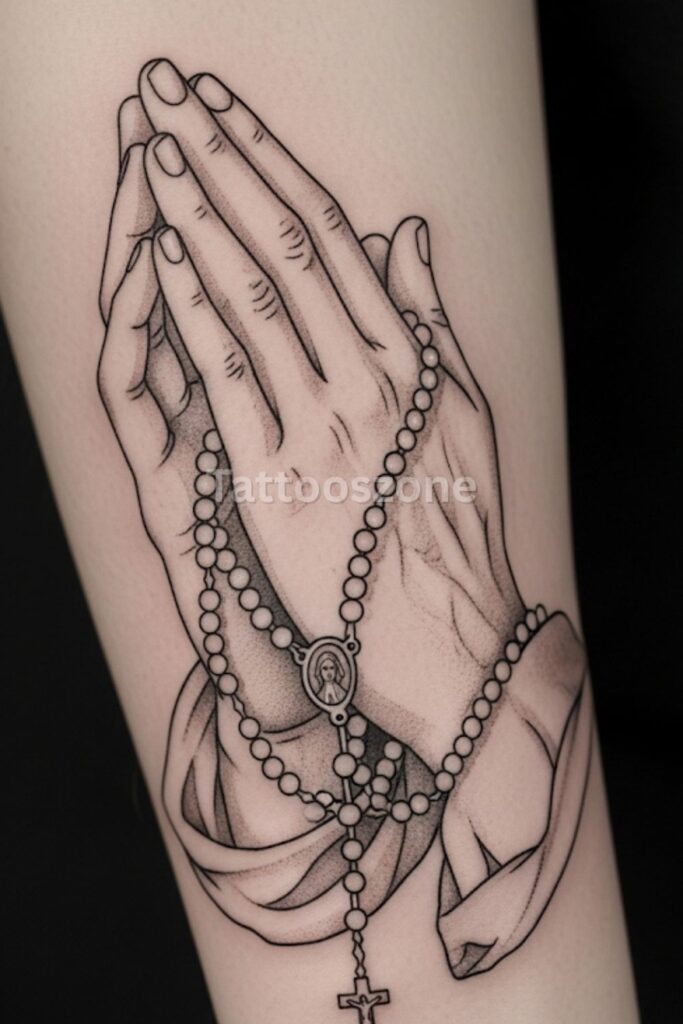 Delicate Praying Hands