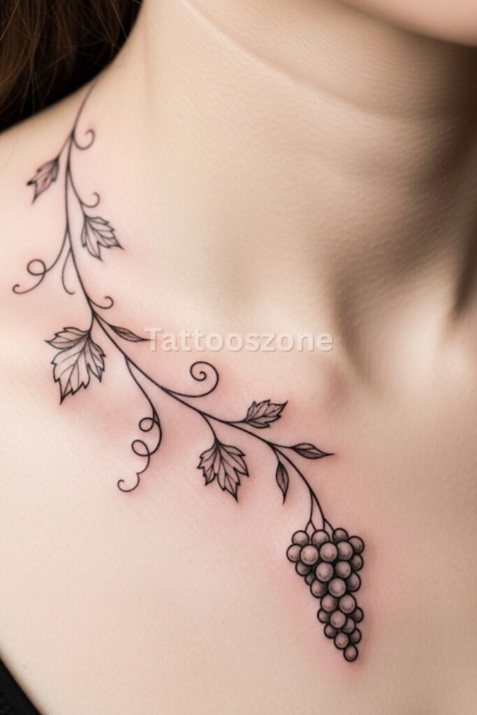 Grapevine with Tiny Grapes