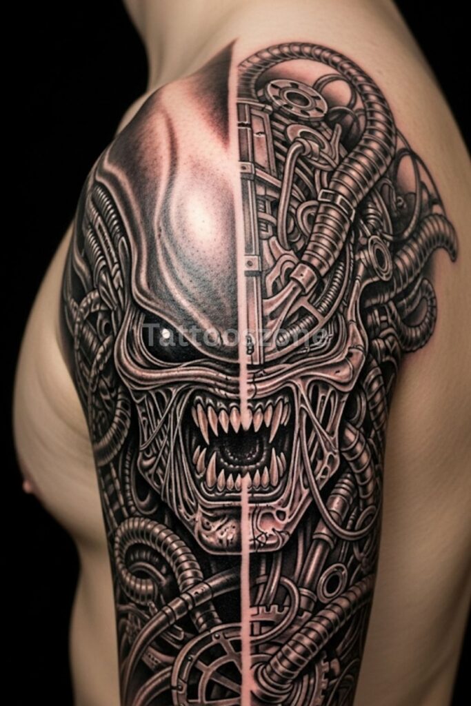 Half Xenomorph