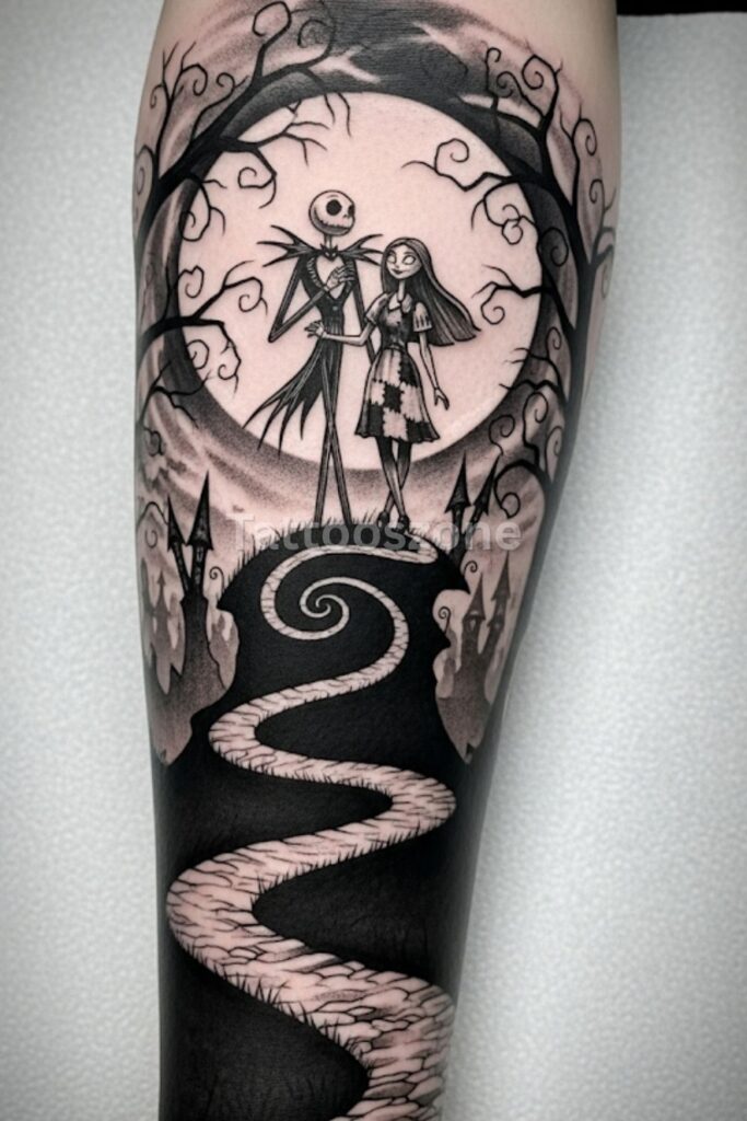 Jack and Sally Silhouette