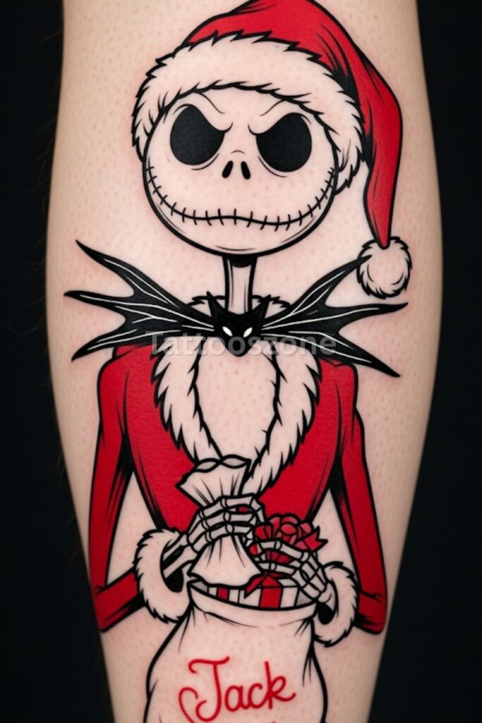 Jack as Santa tattoo