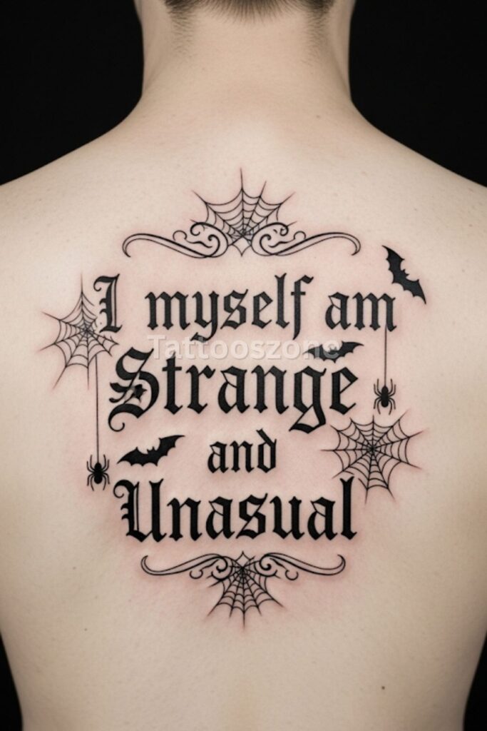 Lydia’s quote tattoo