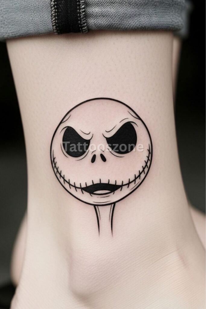 Minimal Line Jack Tattoo