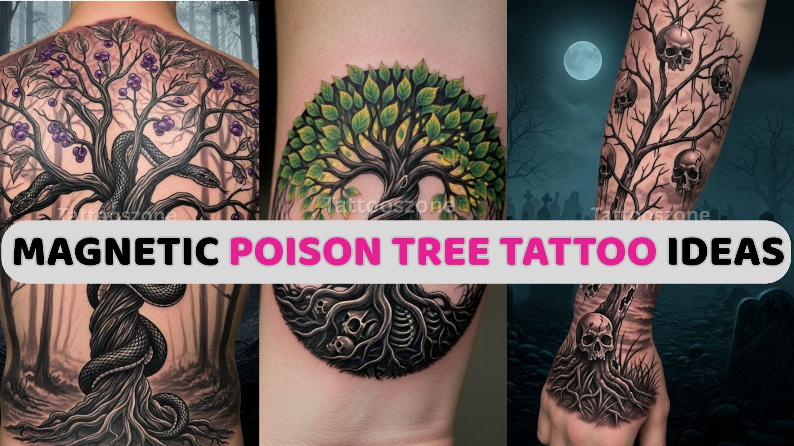 9 Poison Tree Tattoo Designs That Reveal a Darker Side of Beauty