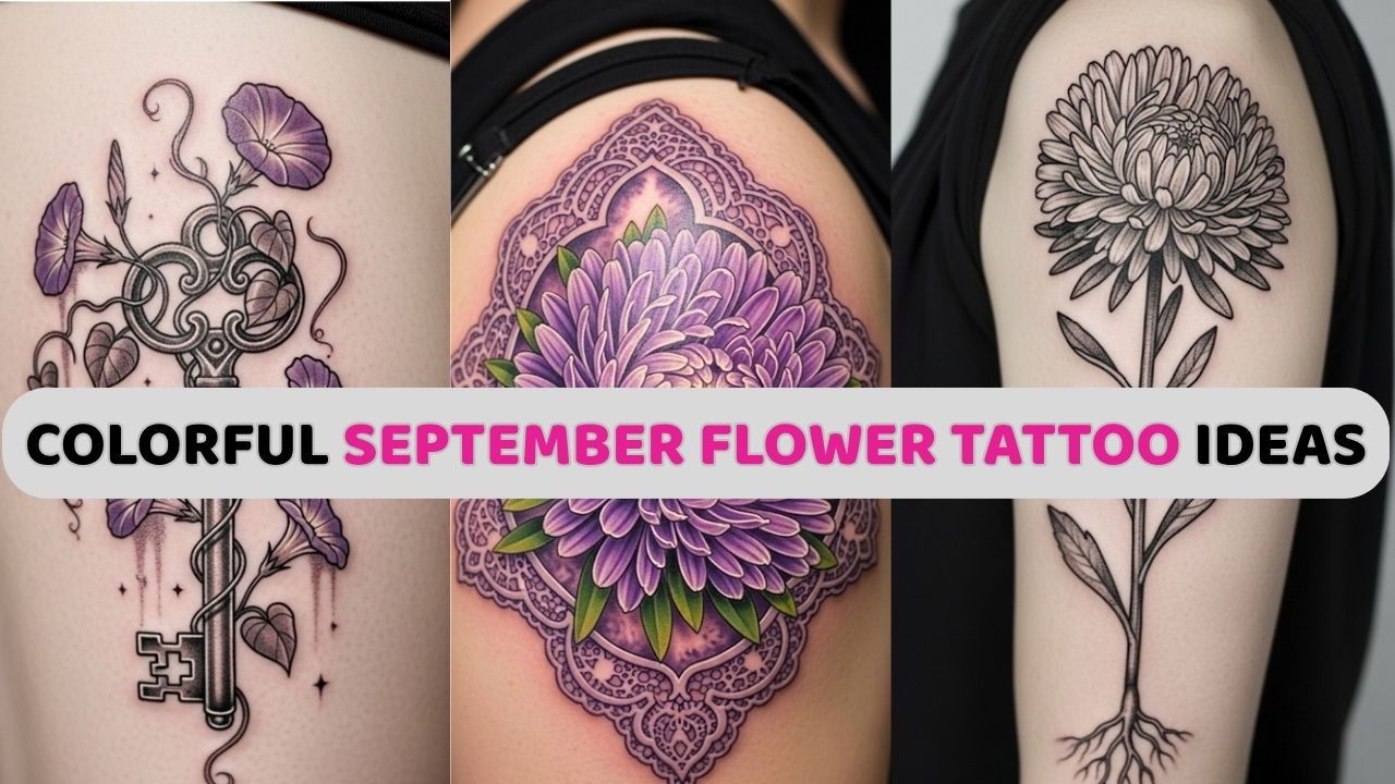 11 September Flower Tattoos That Are Way Too Pretty to Pass Up