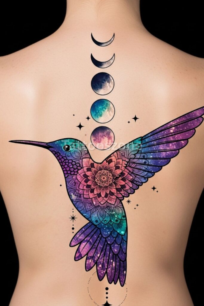 Spiritual Hummingbird Tattoo Elements
