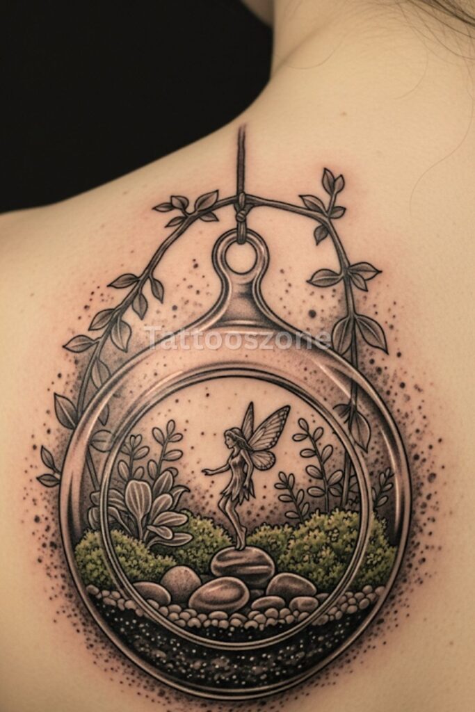 Terrarium Faerie Tattoo