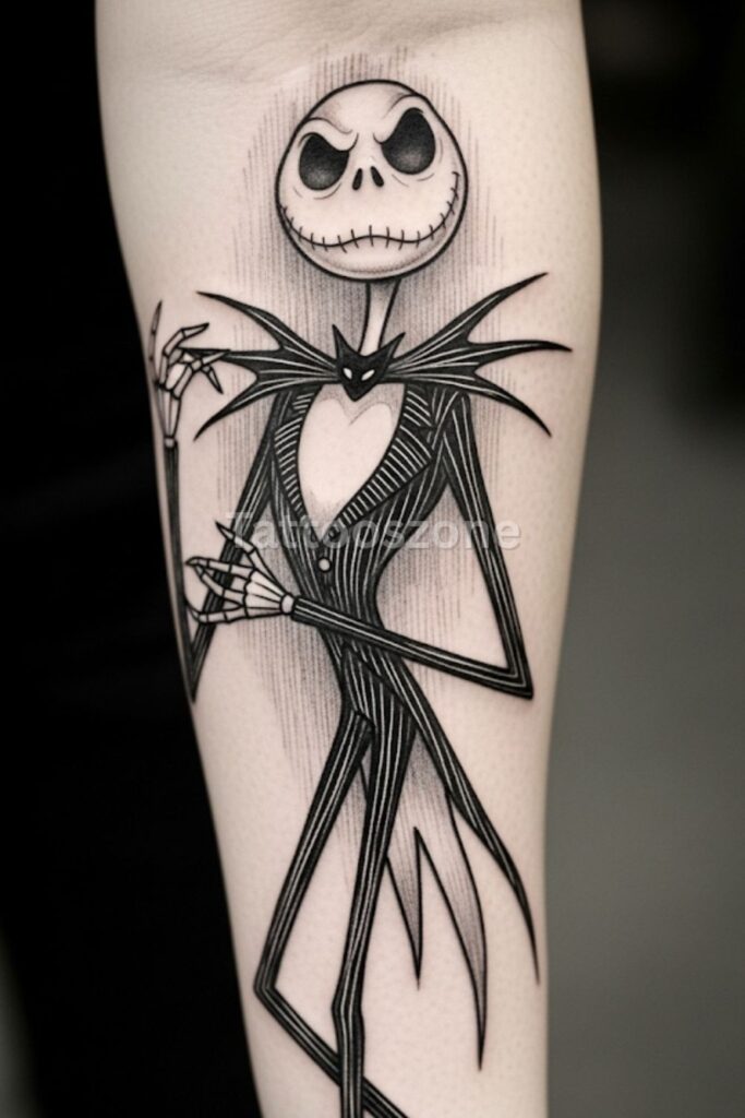 Tim Burton Sketch Style