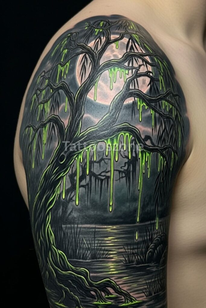 Toxic Willow in a Swamp