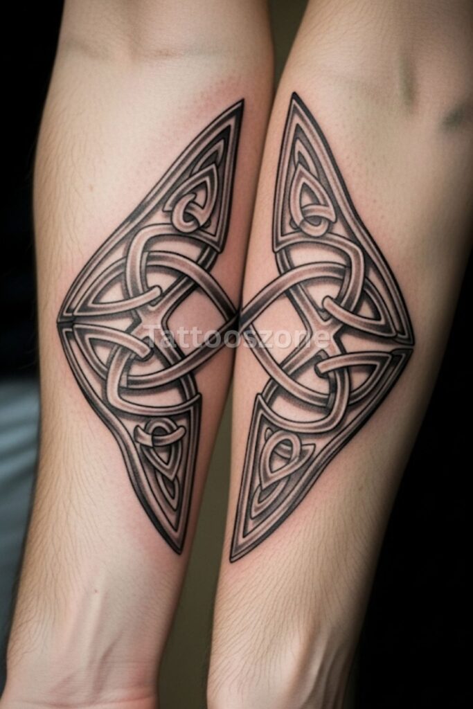 Celtic Knot Halves