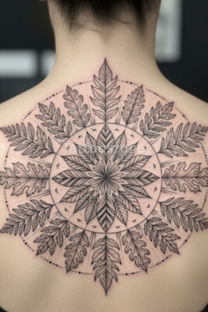 Falling Leaf Mandala