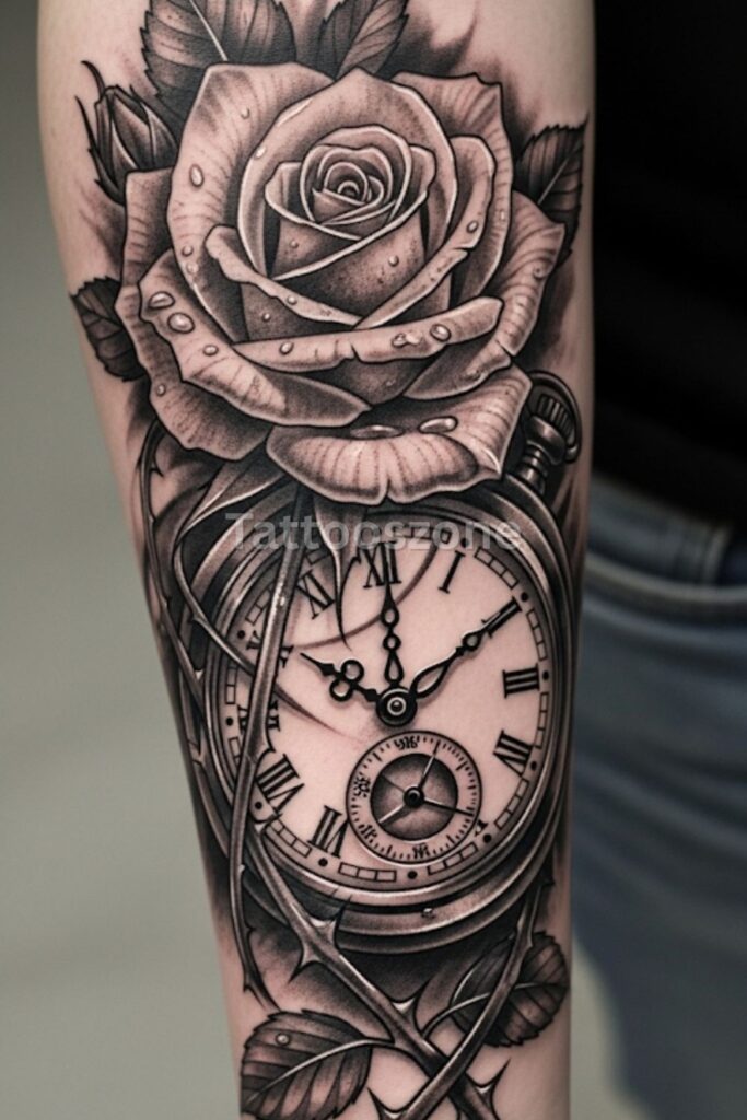 Rose Wrapped Around Object