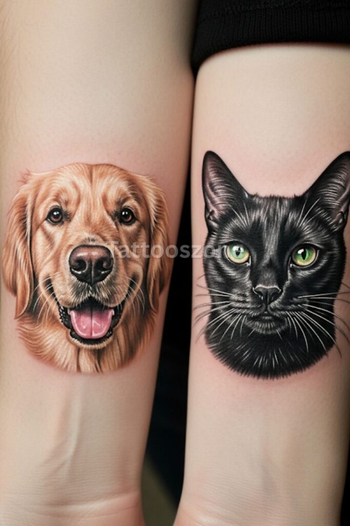 Small Dual Pet Pair on Wrist